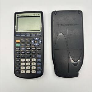 Texas Instruments TI-83 Plus Graphing Calculator Calculator w/ Cover. Works.
